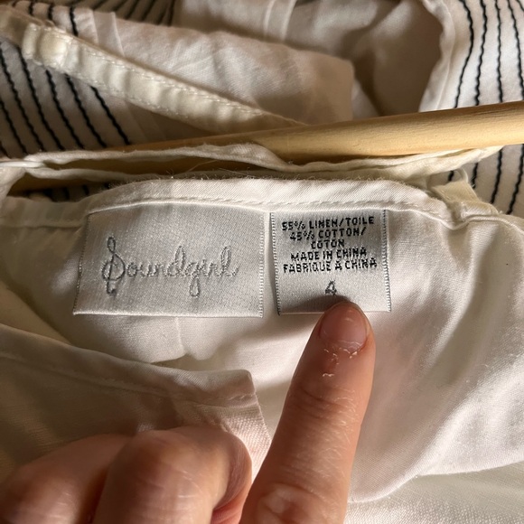 White vintage linen dress - Picture 4 of 8